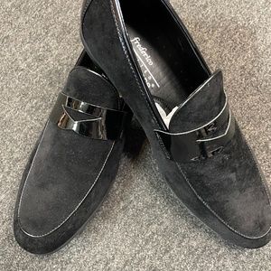 Frederico Leone Suede Tuxedo Loafers Size 10.5 Med